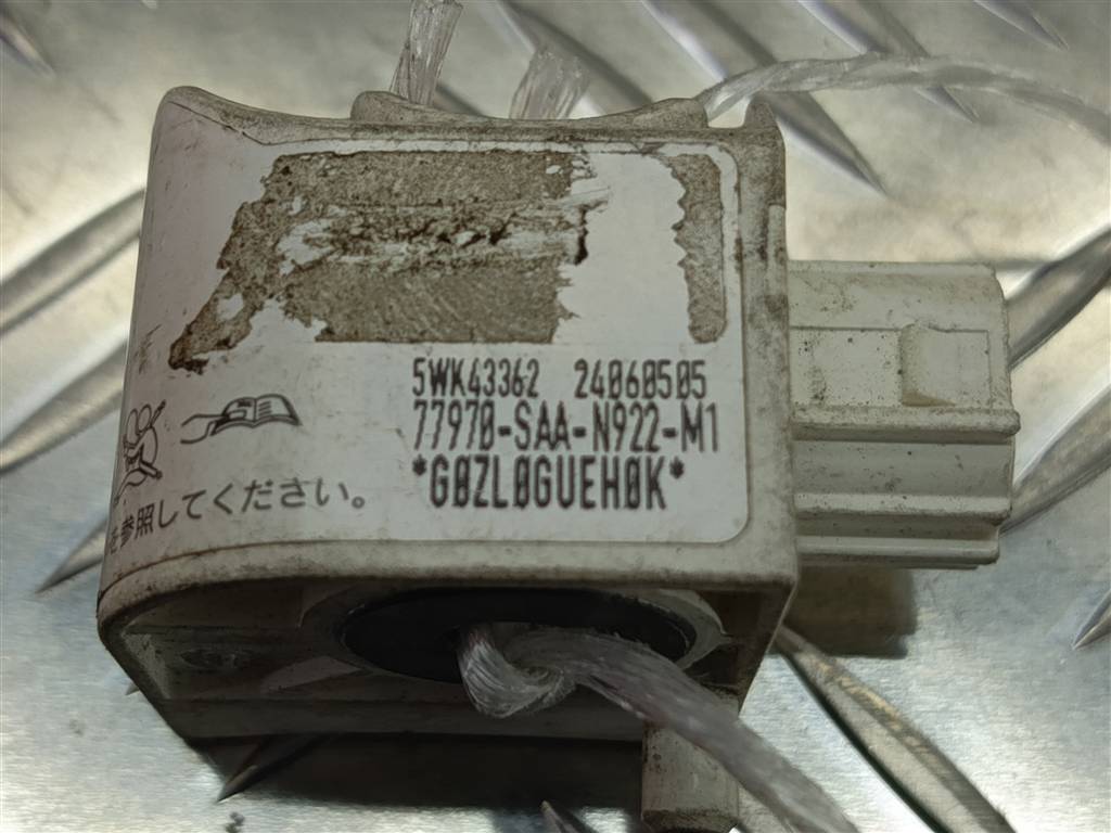 датчик удара (air bag) HONDA JAZZ 1.3 CVT (83 л.с.)Jazz  GD (2001—2005) Хетчбэк 77970SAAN92, 750 рублей, Москва