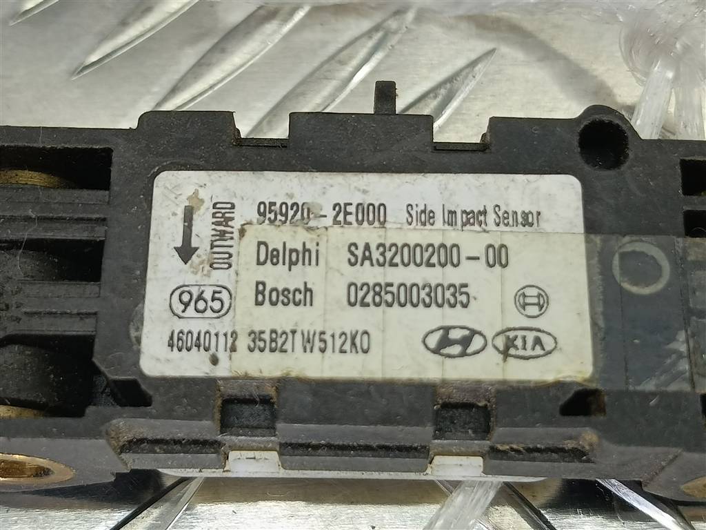 датчик удара (air bag) Hyundai TUCSON 2.0 CRDi AT (112 л.с.)Tucson  I (2004—2011) Внедорожник 959202E000, 520 рублей, Москва
