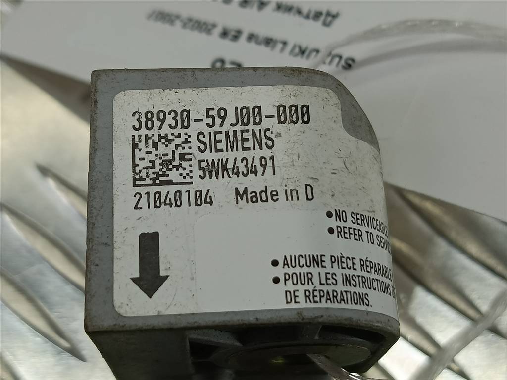 датчик удара (air bag) SUZUKI LIANA 1.6 MT (103 л.с.)Liana  I (2001—2006) Седан 3893059J00, 630 рублей, Москва