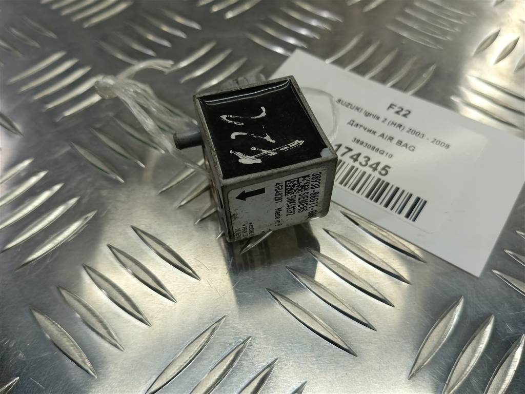 датчик удара (air bag) SUZUKI IGNIS 1.5 MT (99 л.с.)Ignis  II (2003—2008) Хетчбэк 3893086G10, 630 рублей, Москва