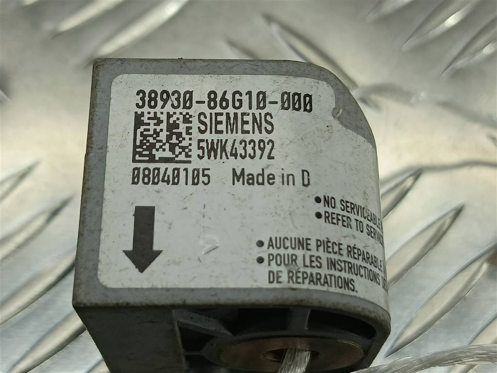 датчик удара (air bag) SUZUKI IGNIS 1.5 MT (99 л.с.)Ignis  II (2003—2008) Хетчбэк 3893086G10, 630 рублей, Москва