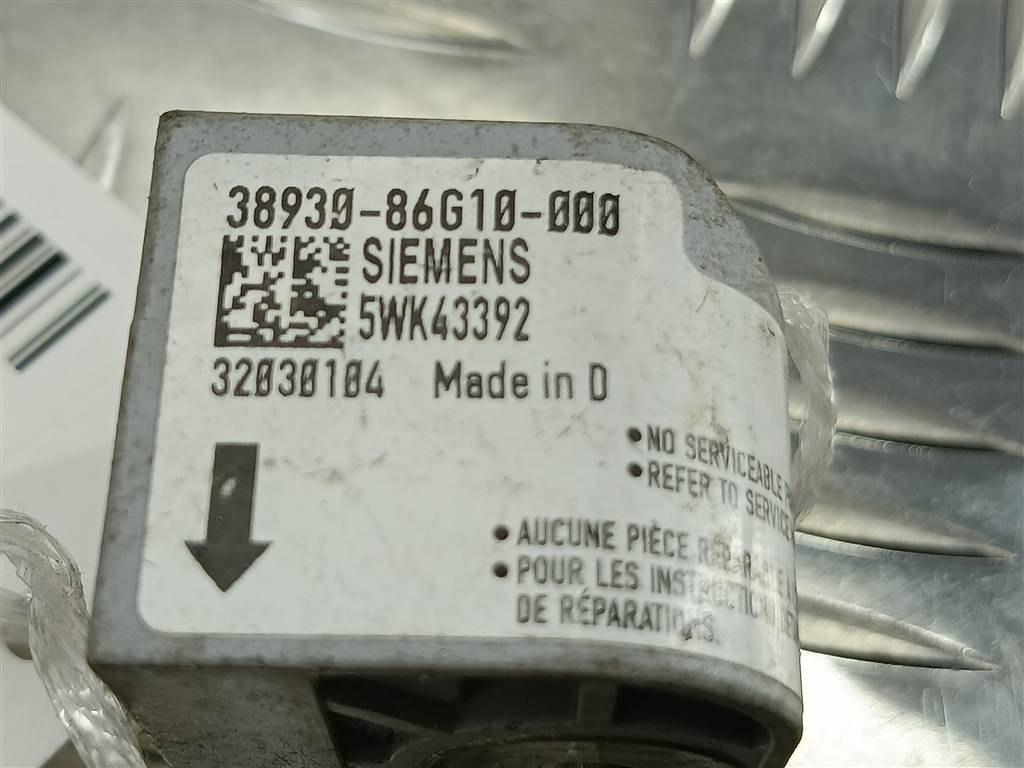 датчик удара (air bag) SUZUKI IGNIS 1.5 MT (99 л.с.)Ignis  II (2003—2008) Хетчбэк 3893086G10, 630 рублей, Москва