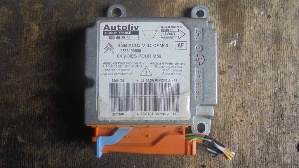 блок управления srs (air bag) Citroen Berlingo  6545R1, 630 рублей, Москва