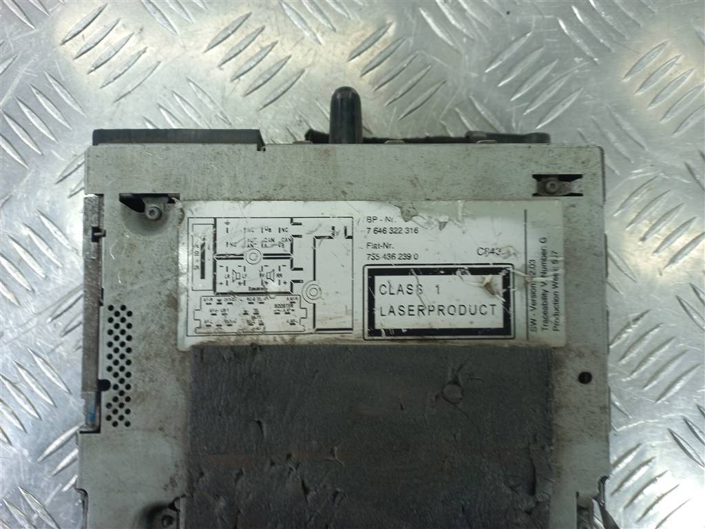 магнитола Citroen Jumper 2.2 Hdi MT (109 л.с.)Jumper  II (2006—2013) Фургон 7646322316, 1320 рублей, Москва