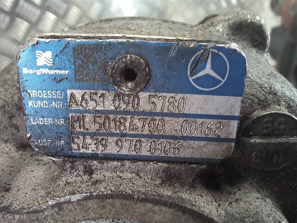 турбина MERCEDES-BENZ Sprinter  A6510905780, 6150 рублей, Москва