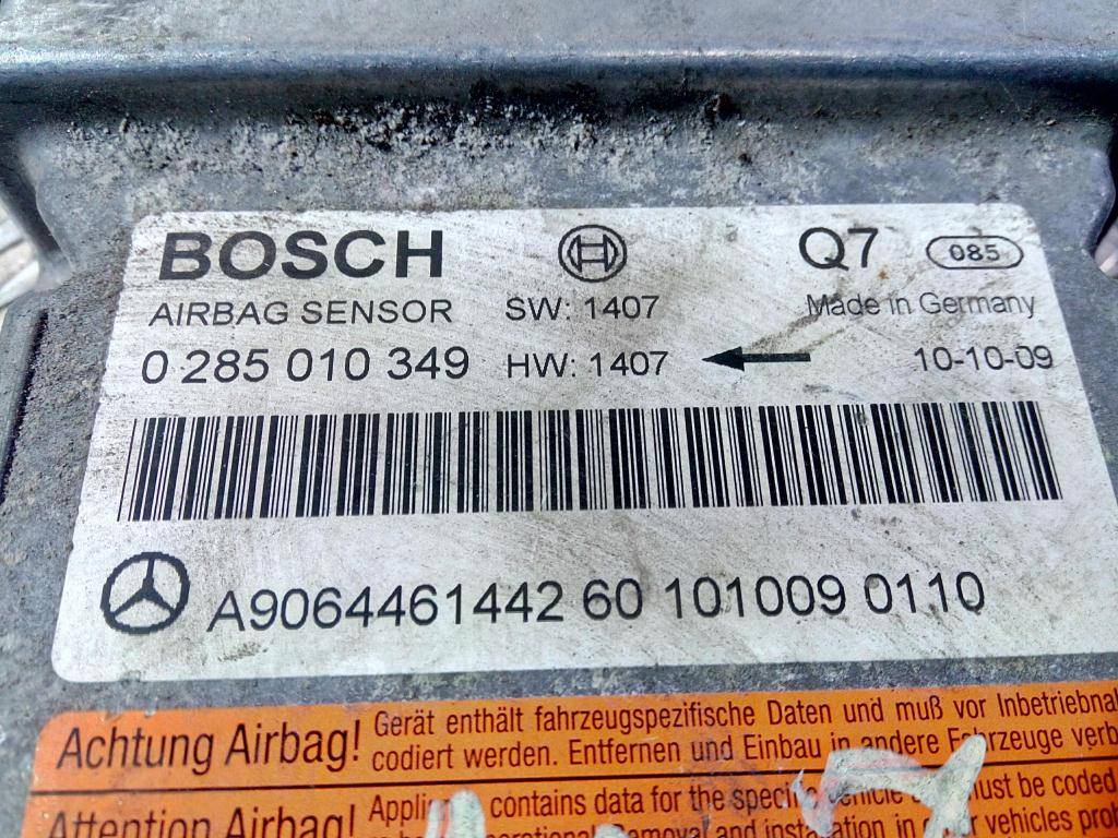 блок управления srs (air bag) MERCEDES-BENZ Sprinter  A9064461442, 980 рублей, Москва