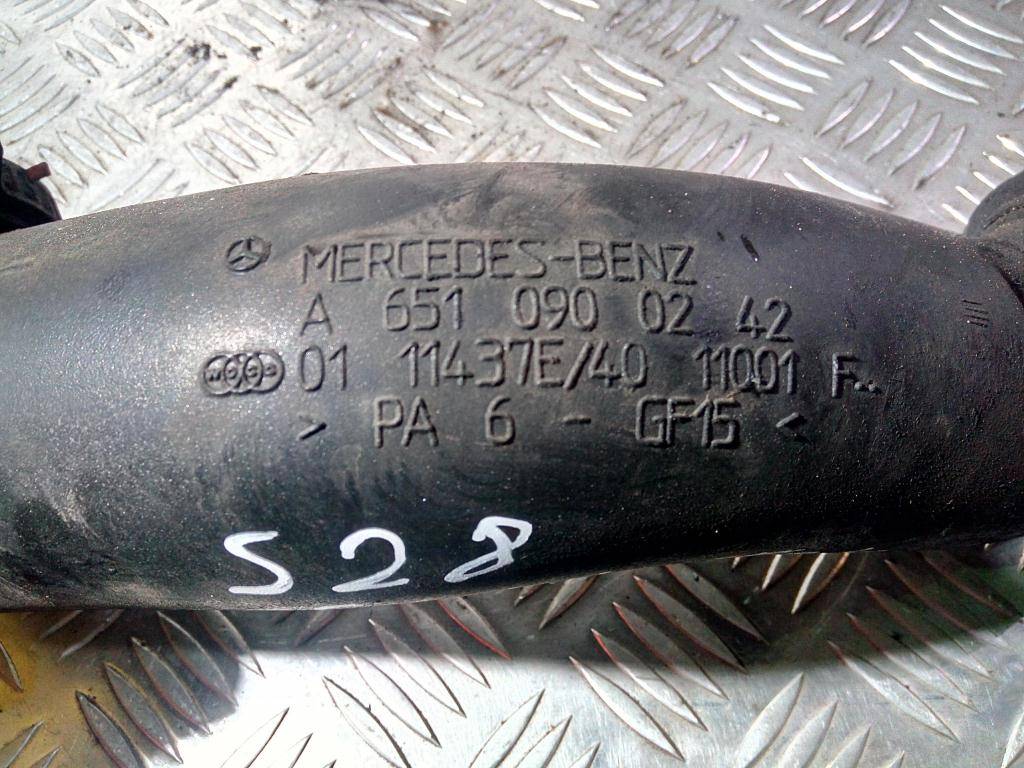 патрубок воздушный (пластик) MERCEDES-BENZ Sprinter  A6510900242, 520 рублей, Москва