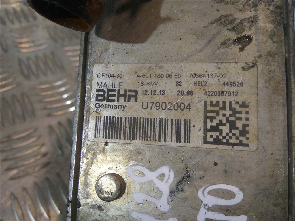 радиатор масляный MERCEDES-BENZ Vito  A6511800810, 860 рублей, Москва