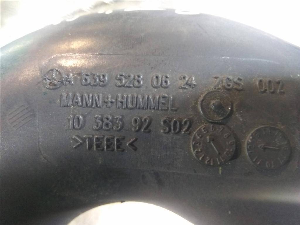 патрубок воздушный (резиновый) MERCEDES-BENZ Vito  A6395280624, 1900 рублей, Москва