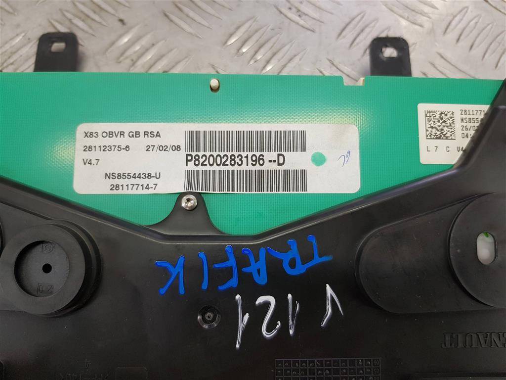 панель приборов Renault Trafic  8200283196, 1320 рублей, Москва