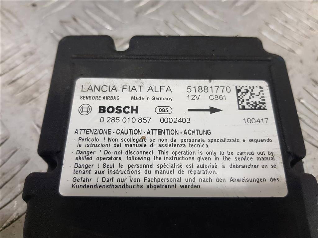 блок управления srs (air bag) Fiat Doblo  51881770, 6380 рублей, Москва