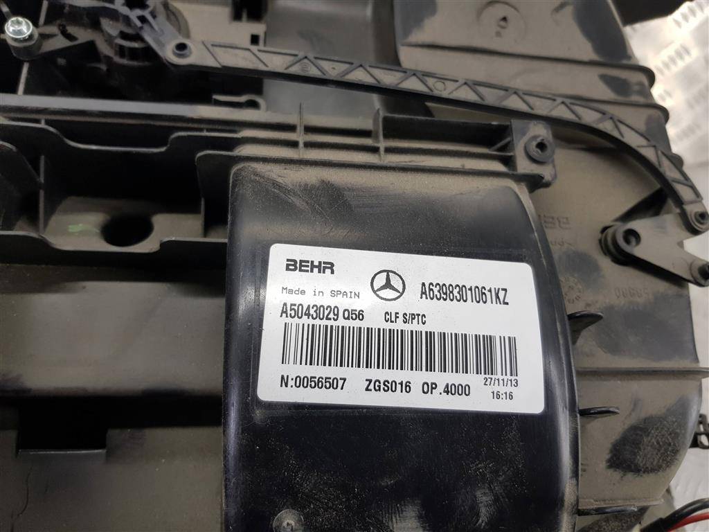 корпус отопителя MERCEDES-BENZ Vito  A0078301661, 3740 рублей, Москва