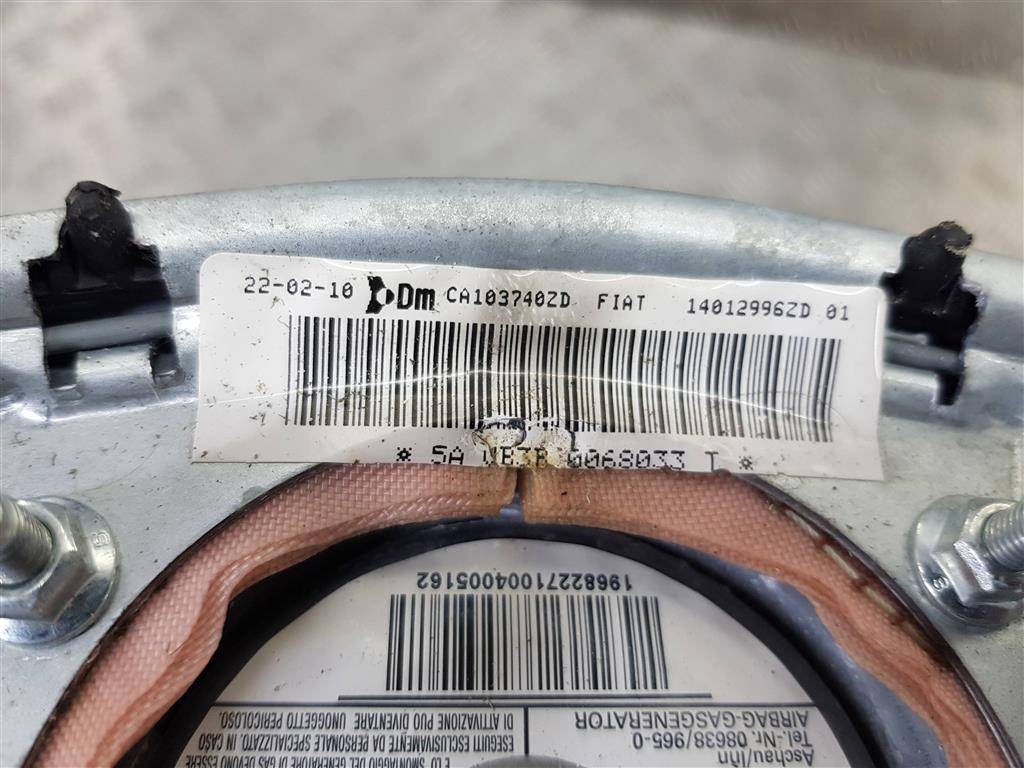 подушка безопасности водителя Fiat Scudo  1401299681, 1320 рублей, Москва