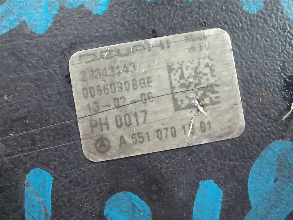 насос топливный тнвд MERCEDES-BENZ Sprinter  A6510701801, 17650 рублей, Москва