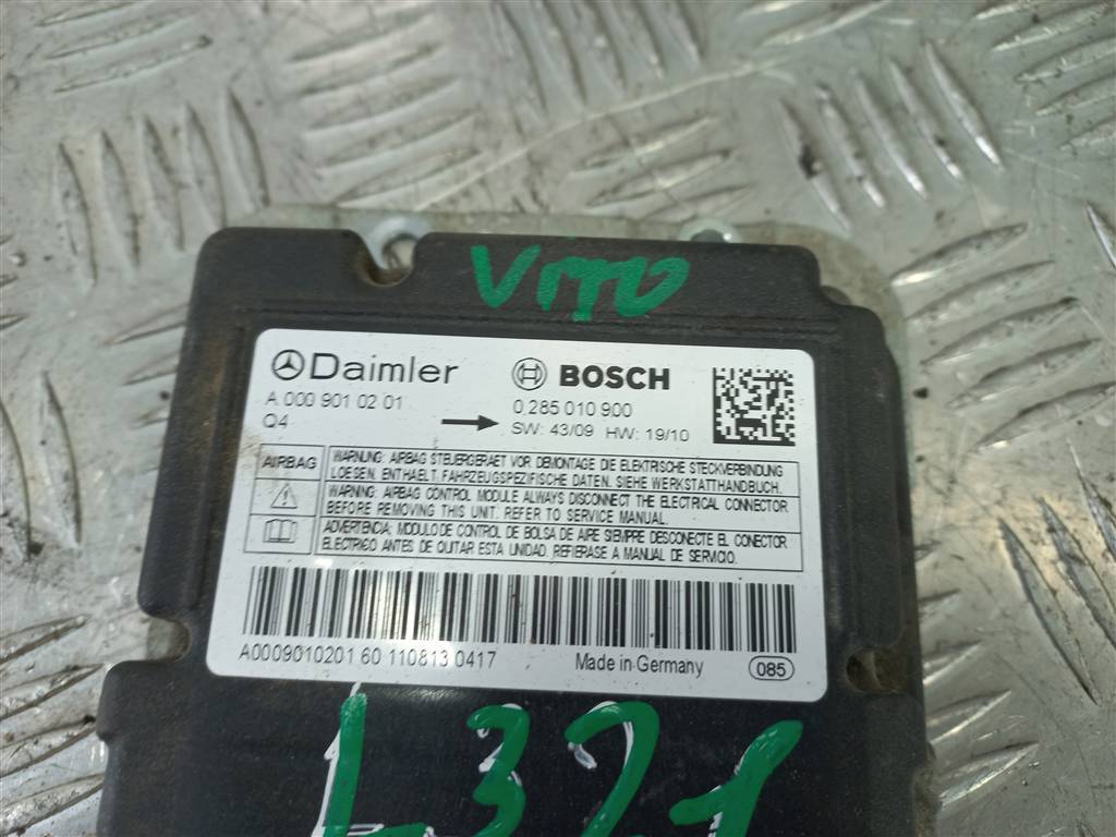 блок управления srs (air bag) MERCEDES-BENZ Vito  A0009010201, 2700 рублей, Москва
