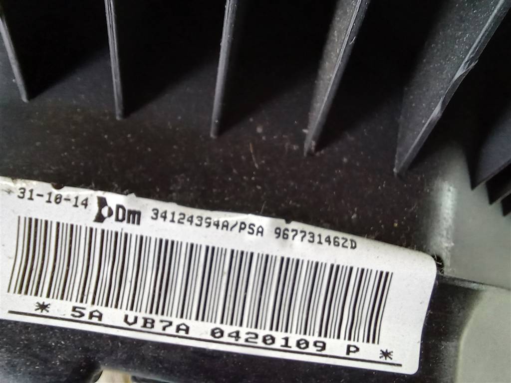 подушка безопасности водителя Citroen Berlingo  96773146ZD, 16500 рублей, Москва