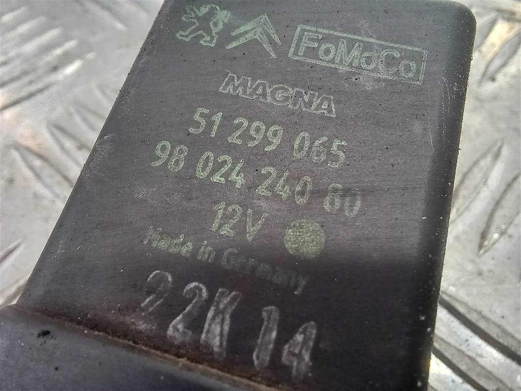 реле свечей накала Citroen Berlingo  9802424080, 3620 рублей, Москва