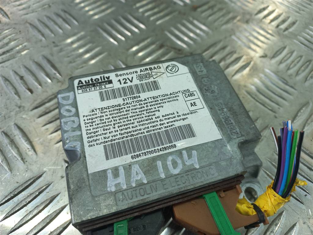 блок управления srs (air bag) Fiat Doblo  51772804, 1550 рублей, Москва