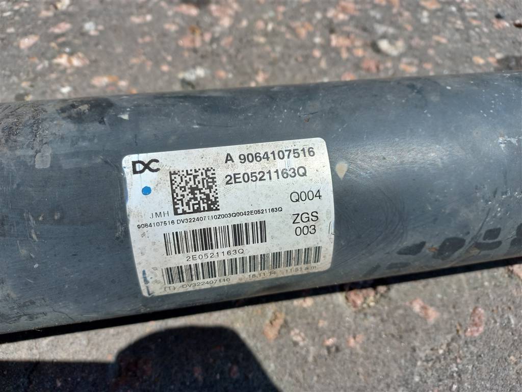 вал карданный Volkswagen Crafter  2E0521163Q, 46400 рублей, Москва