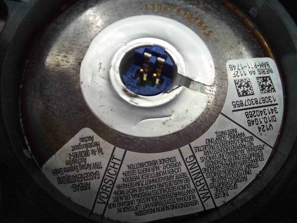 подушка безопасности водителя Opel Movano  4406223, 6150 рублей, Москва