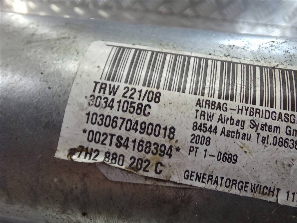 подушка безопасности пассажира Volkswagen Transporter  7H2880202C, 2700 рублей, Москва