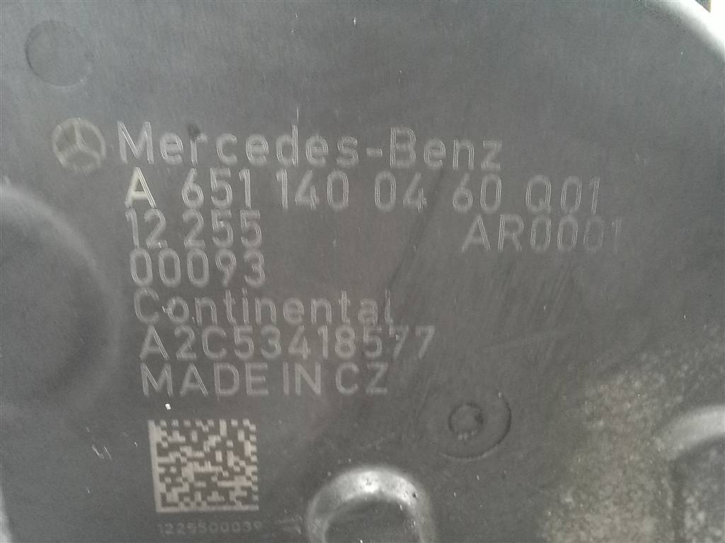 клапан егр (eg) MERCEDES-BENZ Sprinter  A6511400860, 1320 рублей, Москва