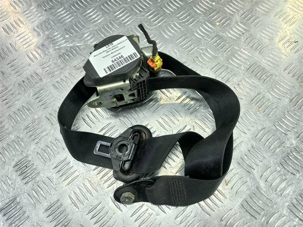 ремень безопасности MERCEDES-BENZ Vito  A6398603985, 2130 рублей, Москва