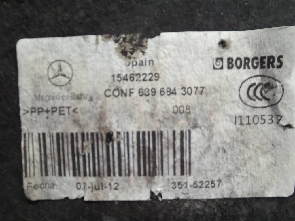 подкрылок MERCEDES-BENZ Vito  A6396843077, 3279 рублей, Москва