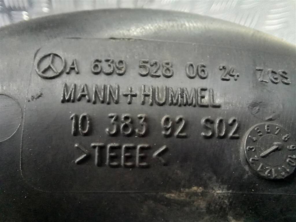 патрубок воздушный (резиновый) MERCEDES-BENZ Vito  A6395280624, 1900 рублей, Москва