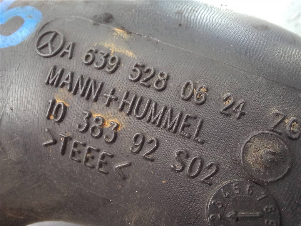 патрубок воздушный (резиновый) MERCEDES-BENZ Vito  A6395280624, 1900 рублей, Москва