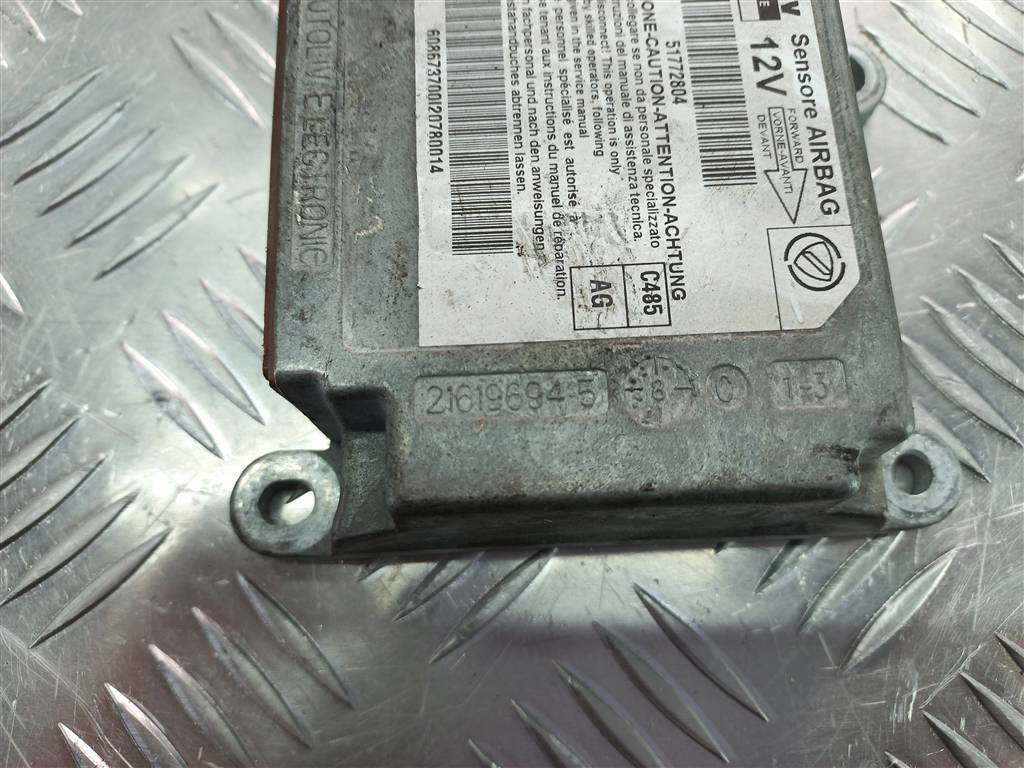 блок управления srs (air bag) Fiat Doblo 1.4 MT (78 л.с.)Doblo  I рестайлинг (2005—2015) Фургон 51772804, 1550 рублей, Москва