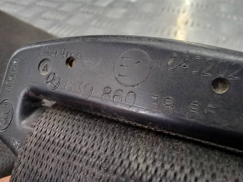 ремень безопасности MERCEDES-BENZ Vito  A6398603885, 2700 рублей, Москва