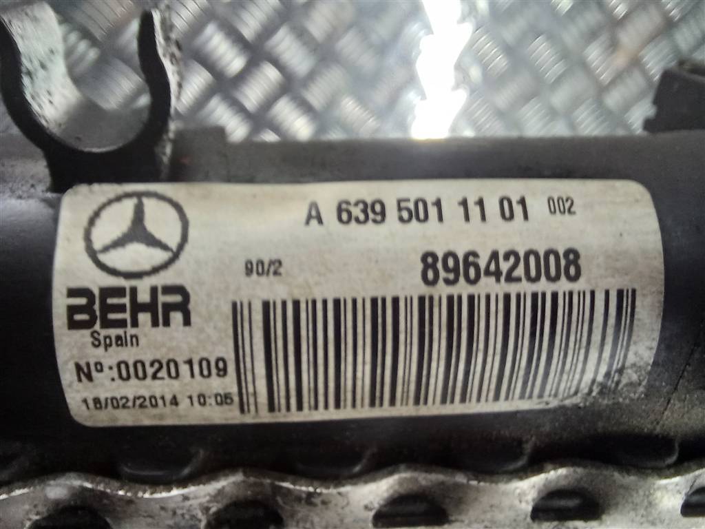радиатор основной MERCEDES-BENZ Vito  A6395010401, 3279 рублей, Москва