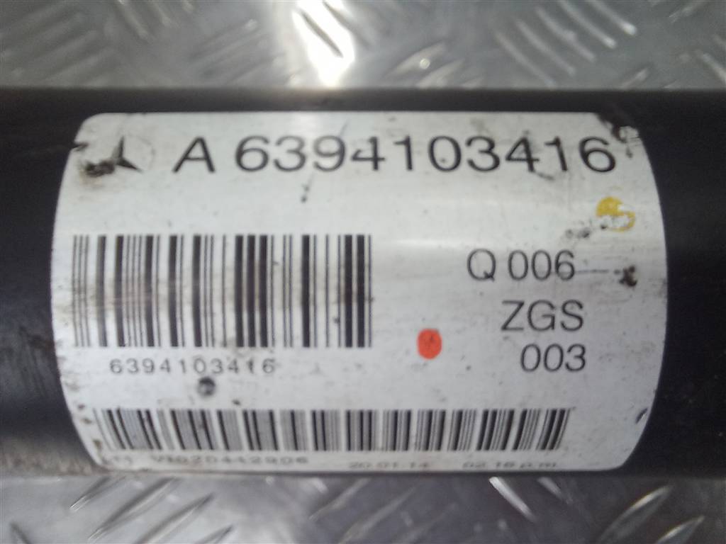 вал карданный MERCEDES-BENZ Vito  A6394103416, 52150 рублей, Москва