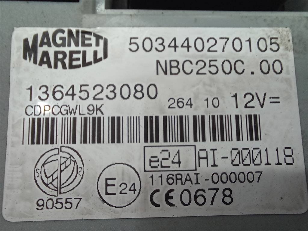 блок комфорта Fiat Ducato  1364523080, 6150 рублей, Москва