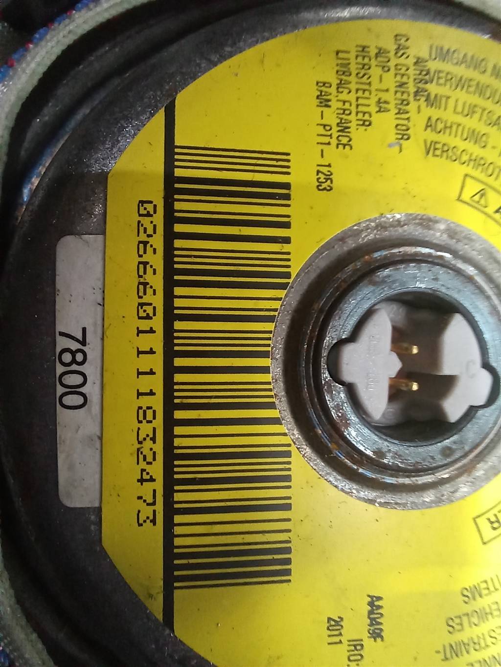 подушка безопасности водителя FORD Transit  1689938, 3279 рублей, Москва