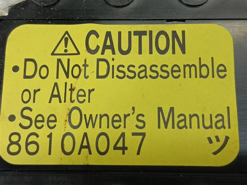 выключатель air bag пассажира MITSUBISHI L200  2.5 DI-D MT (136 л.с.)L200  IV (2006—2014) Пикап 8610A047, 520 рублей, Москва