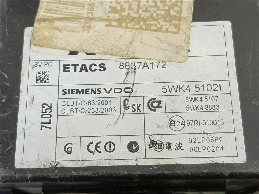 блок комфорта MITSUBISHI COLT  8637A172, 980 рублей, Москва