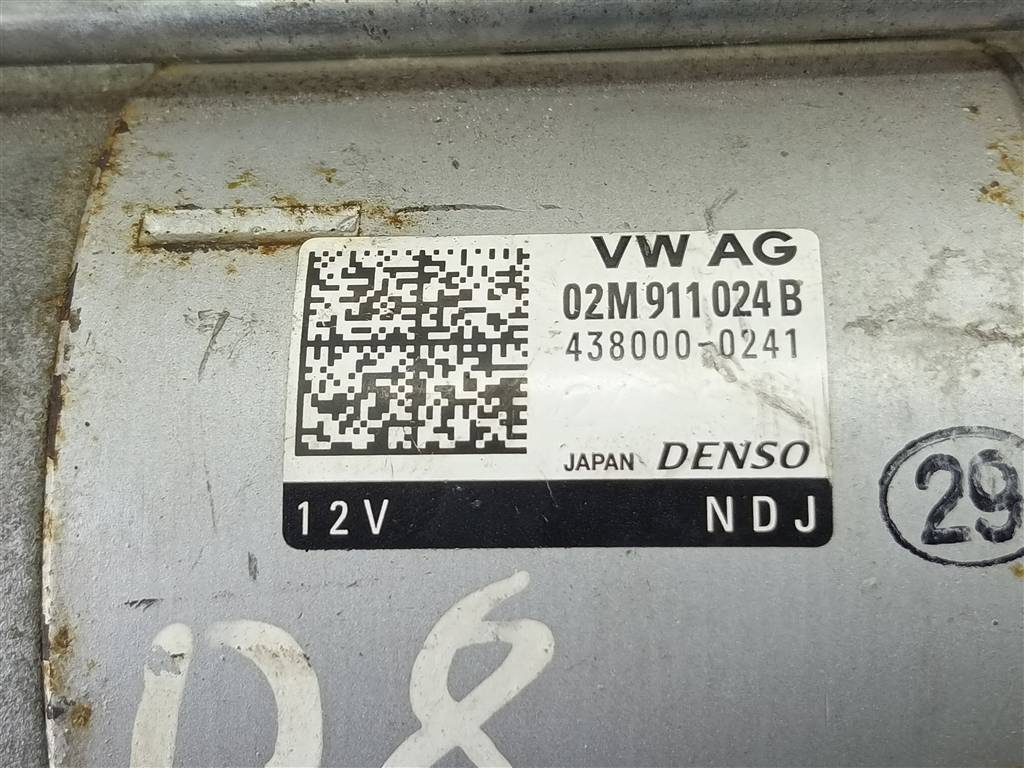 стартер AUDI A3 (8V) 2016-2019  02M911024B, 3390 рублей, Москва