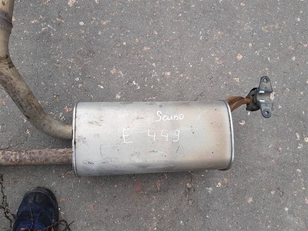 труба выхлопная (глушитель) Fiat Scudo  9661844280, 4200 рублей, Москва