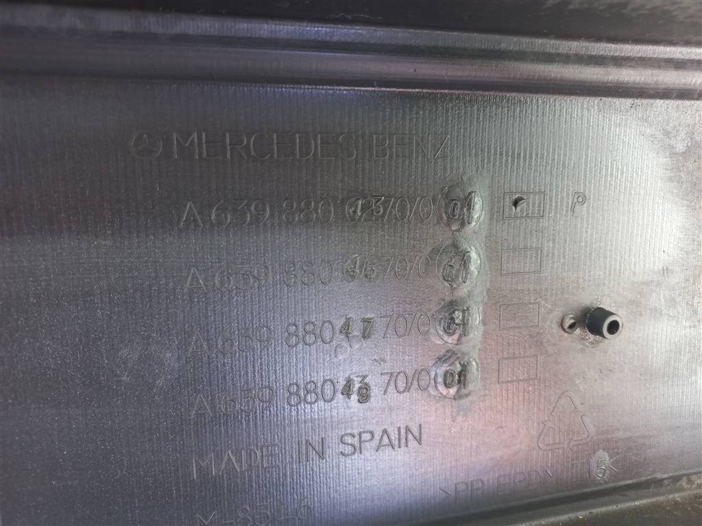 бампер MERCEDES-BENZ Vito  A6398804370, 18000 рублей, Москва