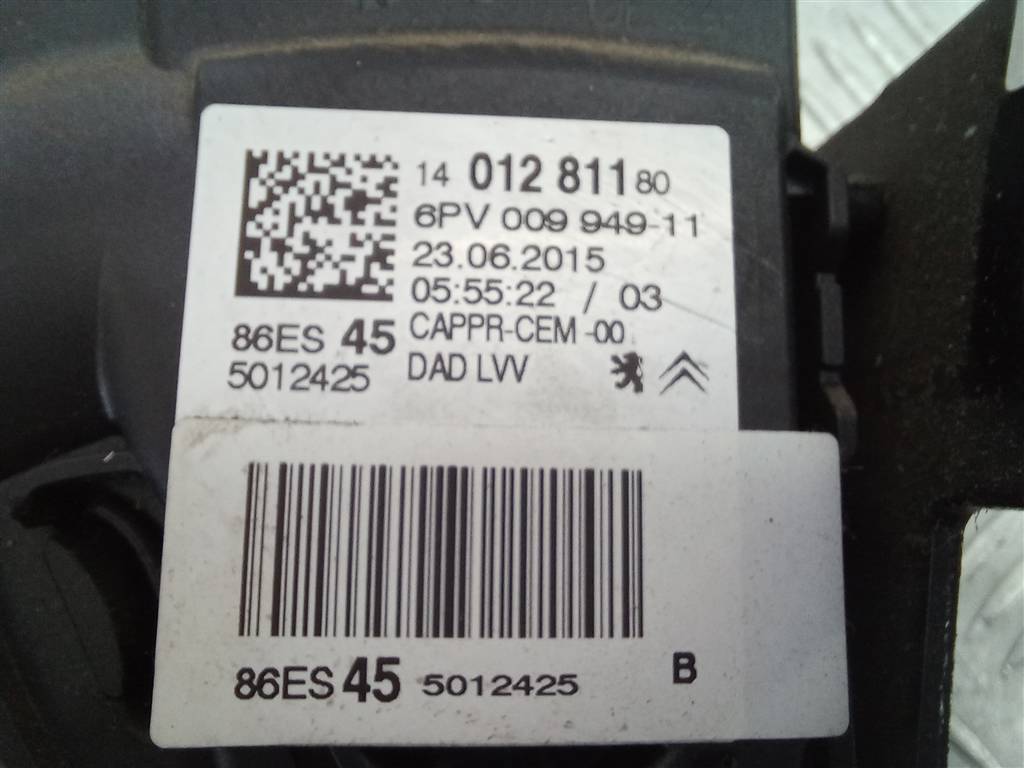 педаль газа Citroen Jumpy  1601CH, 4430 рублей, Москва