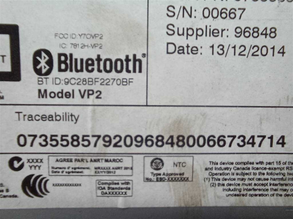 магнитола Citroen Jumper  A2C81465001, 30300 рублей, Москва