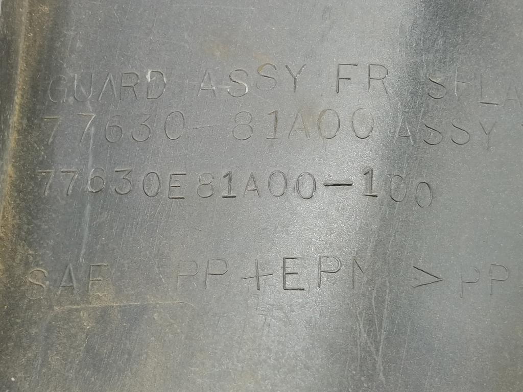 накладка крыла переднего SUZUKI JIMNY 1.3 MT (85 л.с.)Jimny  III рестайлинг (2005—2012) Внедорожник 7763081A00, 7300 рублей, Москва