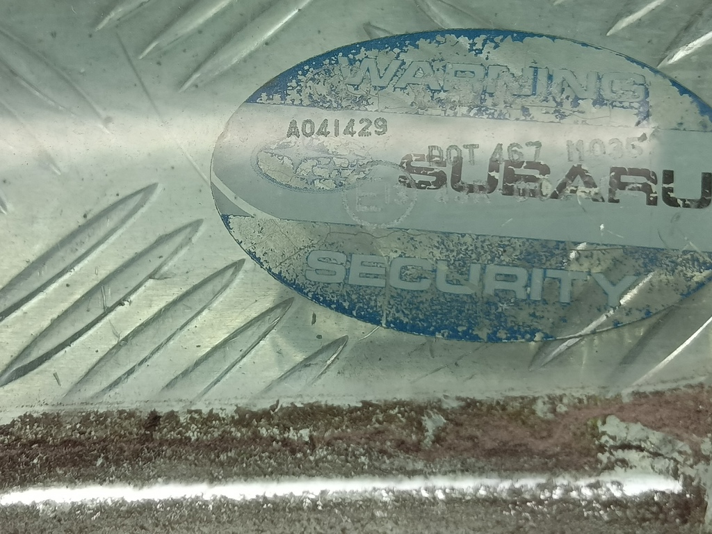 стекло двери SUBARU Tribeca 3.0 4WD AT (250 л.с.)Tribeca  WX (2004—2007) Внедорожник 61009XA01A, 1090 рублей, Москва