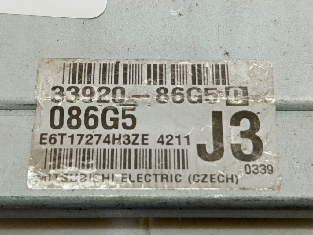 блок управления двигателем SUZUKI IGNIS 1.5 MT (99 л.с.)Ignis  II (2003—2008) Хетчбэк 3392086G51, 8109 рублей, Москва