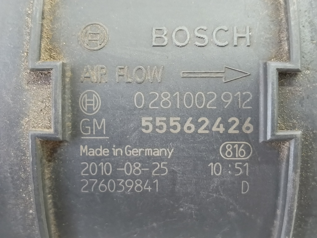 расходомер воздуха (дмрв) Opel Insignia  836457, 3620 рублей, Москва