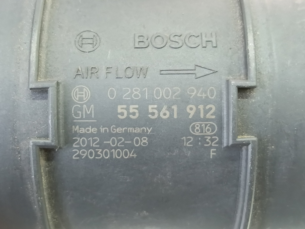 расходомер воздуха (дмрв) Opel ASTRA  836655, 4430 рублей, Москва