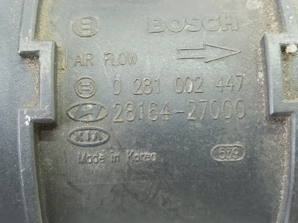 расходомер воздуха (дмрв) Hyundai SANTA FE  2816427000, 2700 рублей, Москва