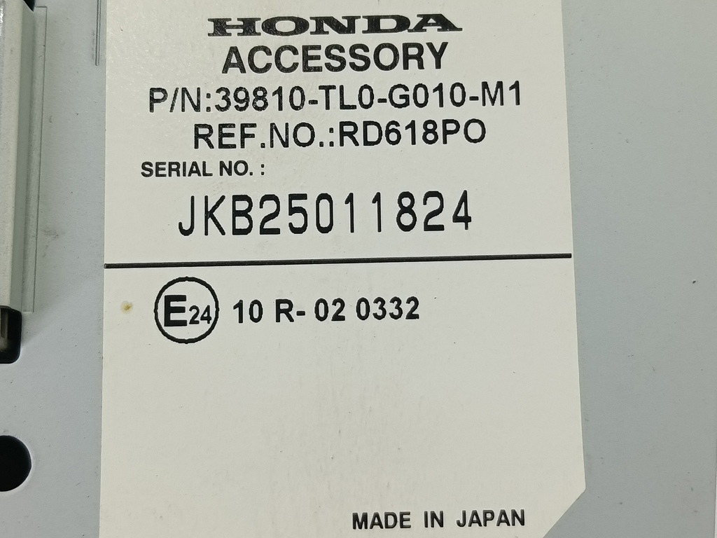 дисплей информационный HONDA Accord 2.4 AT (177 л.с.)Accord  VIII (2007—2011) Седан 39810TL0G010, 3850 рублей, Москва